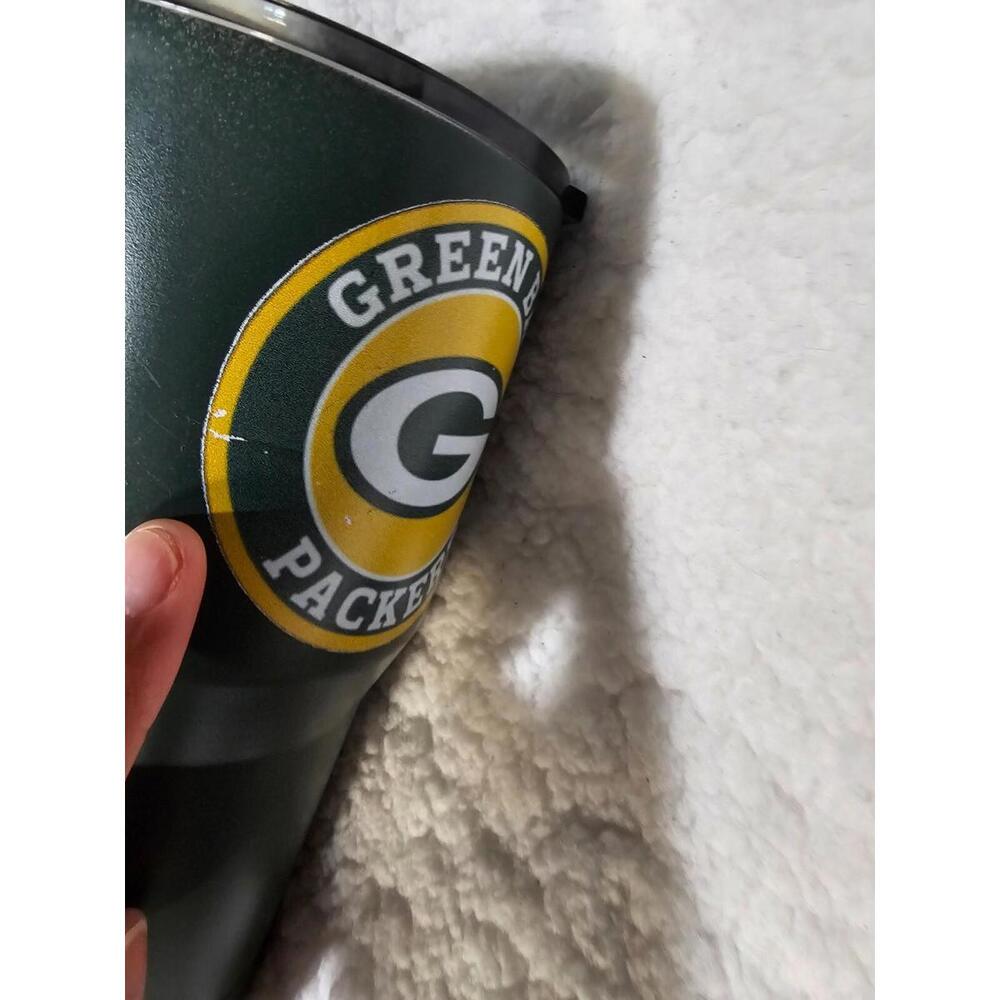 Unbranded NFL Football Green Bay Packers Tumbler Metal Green 8" - Picture 9 of 15